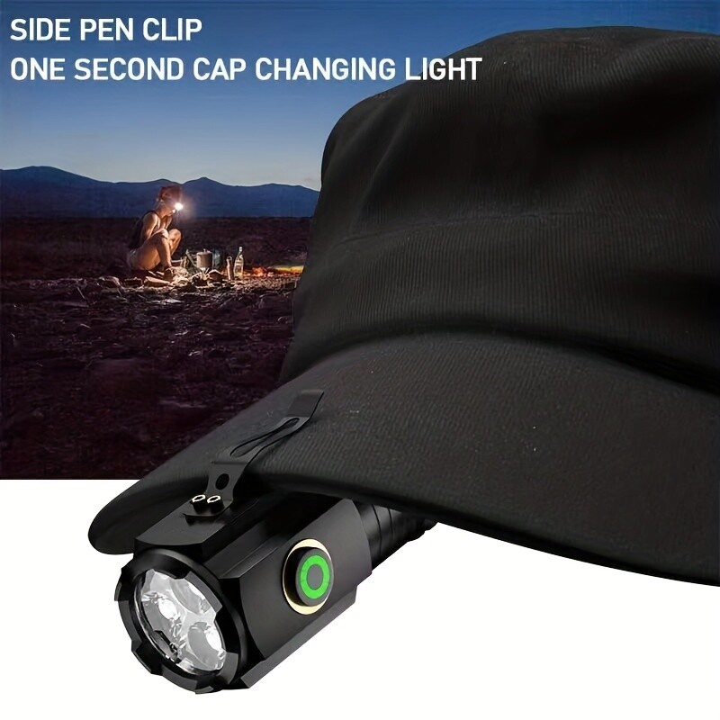 High - Power LED Flashlight with 3 P35 Beads, 2000LM