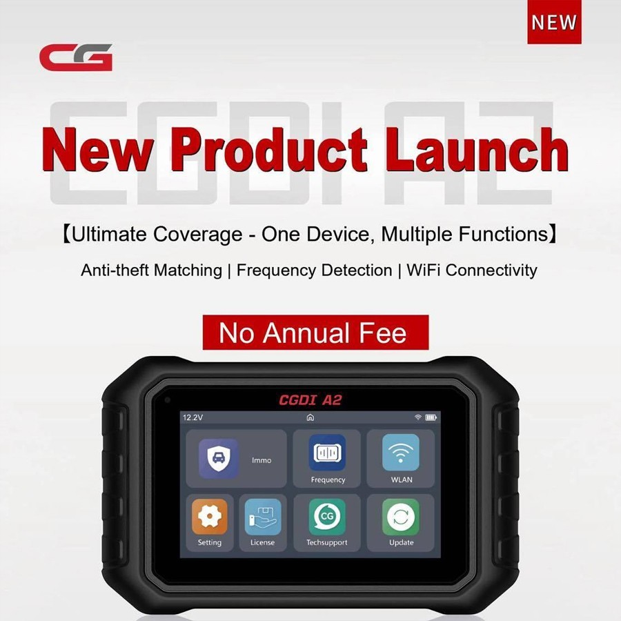 CGDI A2 Premium Edition IMMO Matching Frequency Detection WiFi Connectivity