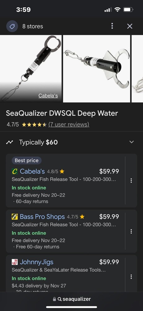 Seaqualizer And Seayalater Fish Release