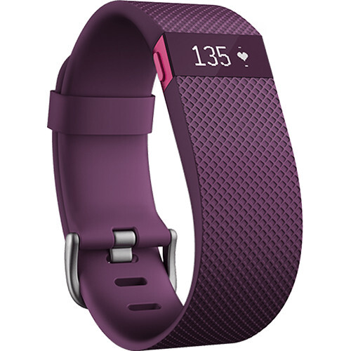 Fitbit FB405 Charge HR Heart Rate and Activity Tracker - Small, Plum