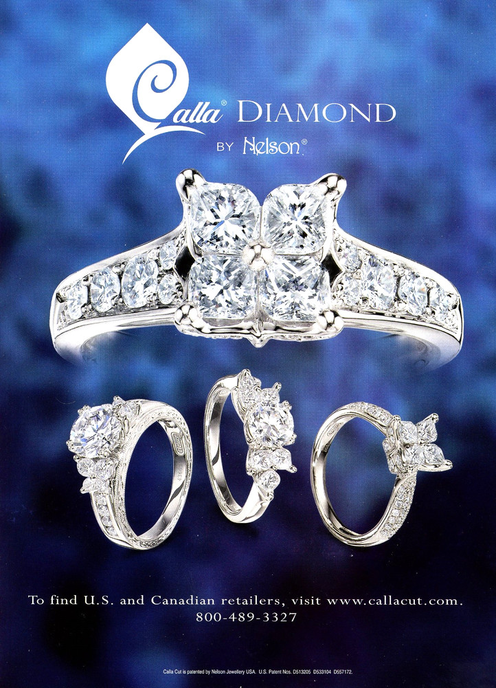 CALLA DIAMOND magazine AD #01 OOP 2000