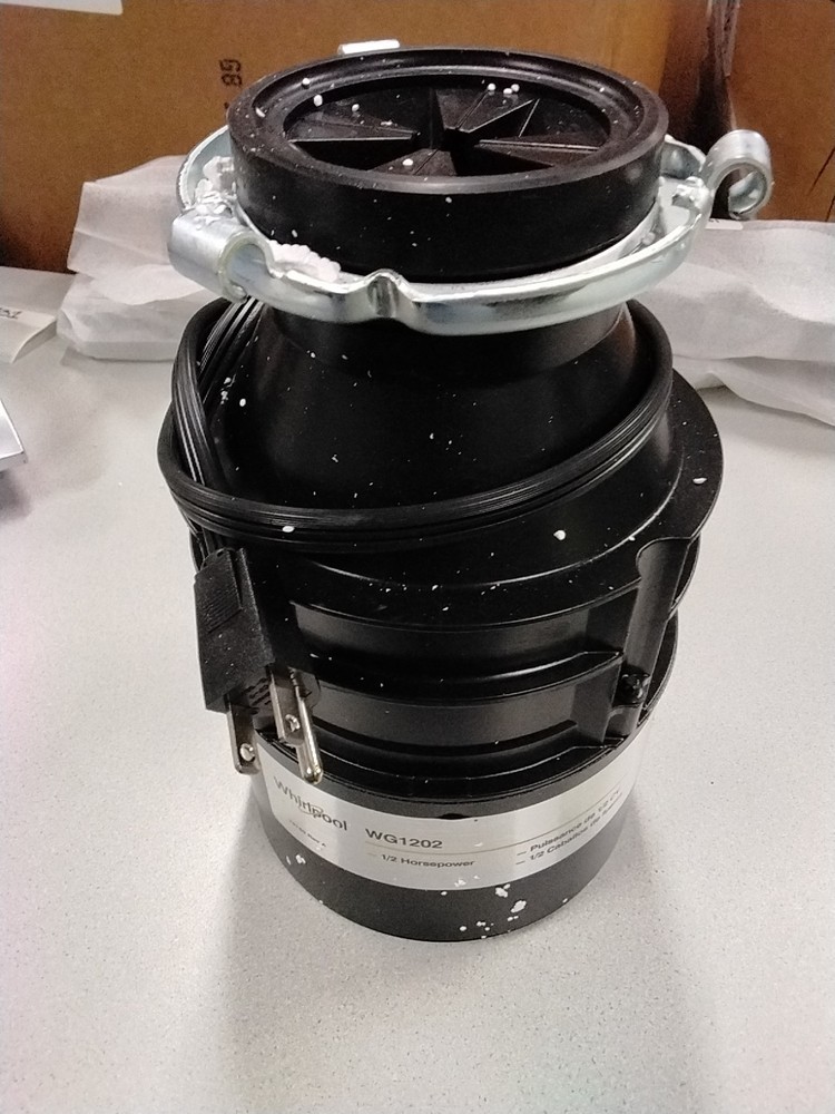 Whirlpool WG1202PH – OEM 1/2 HP in‑sink continuous‑feed garbage disposer