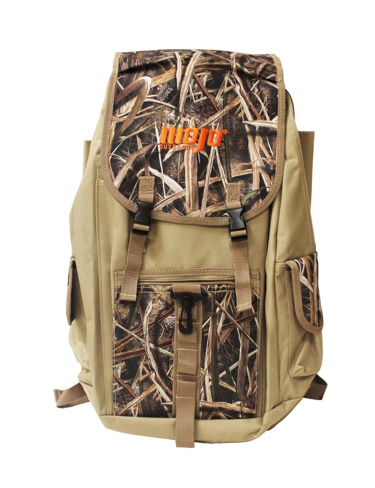 MOJO Outdoors Mojo Pack, Padded Straps, Zippered Closure, One Size, Beige