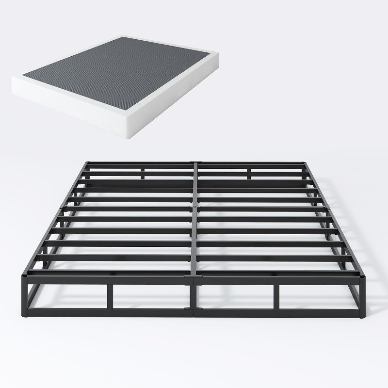 Queen Box Spring 7 Inch Low Profile Box Spring Queen Size Bed Base