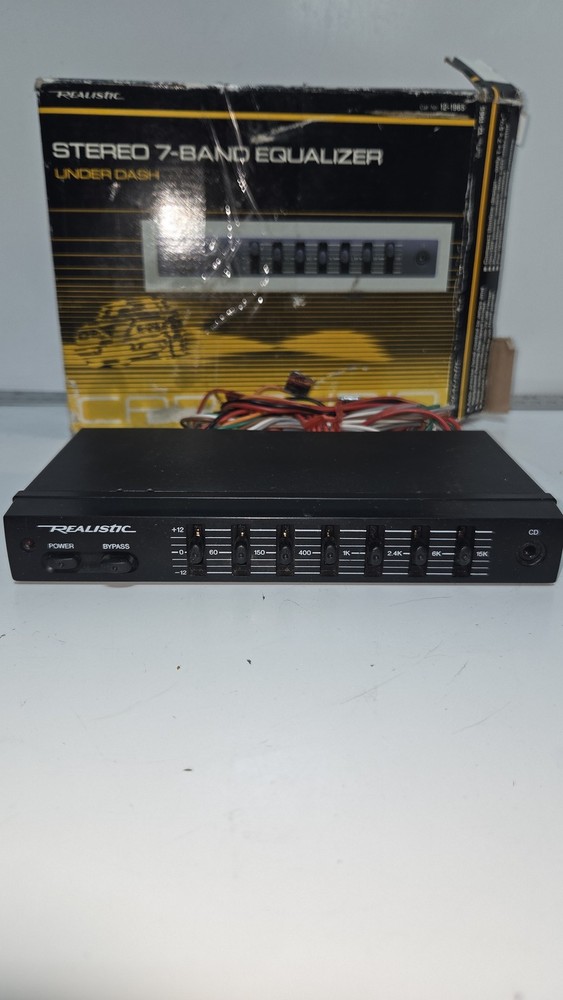Realistic Stereo 7-Band Equalizer Under Dash - Great Sound Control
