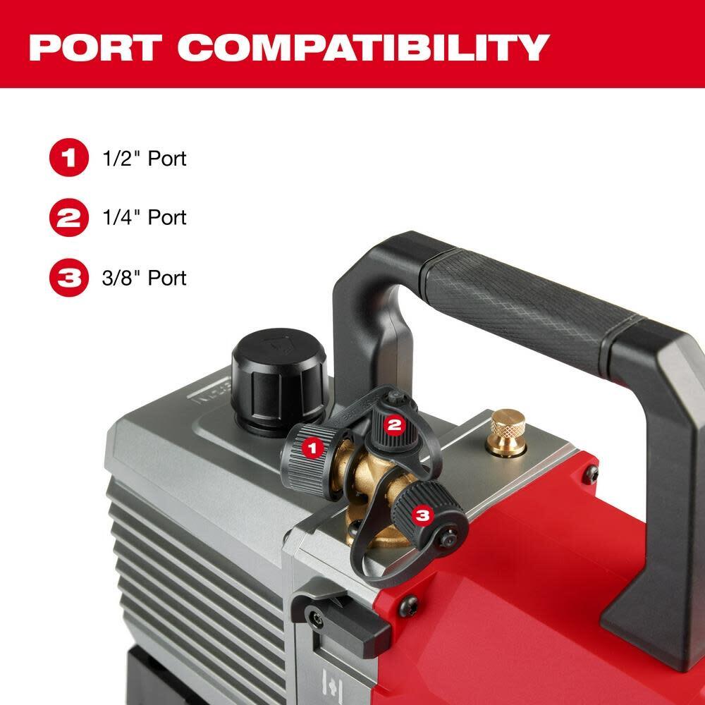 Milwaukee M18 Fuel 5 Cfm Vacuum Pump Kit