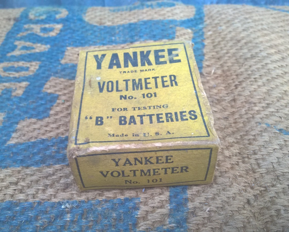 Vintage Yankee Voltmeter No101