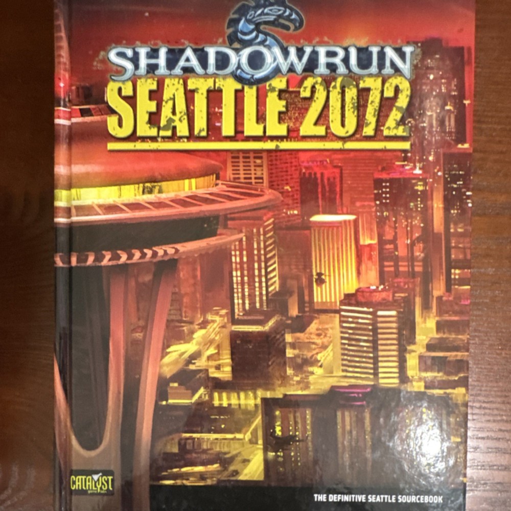 Catalyst Game Labs Shadowrun Seattle 2072 Sourcebook 54499 17 Years & Up