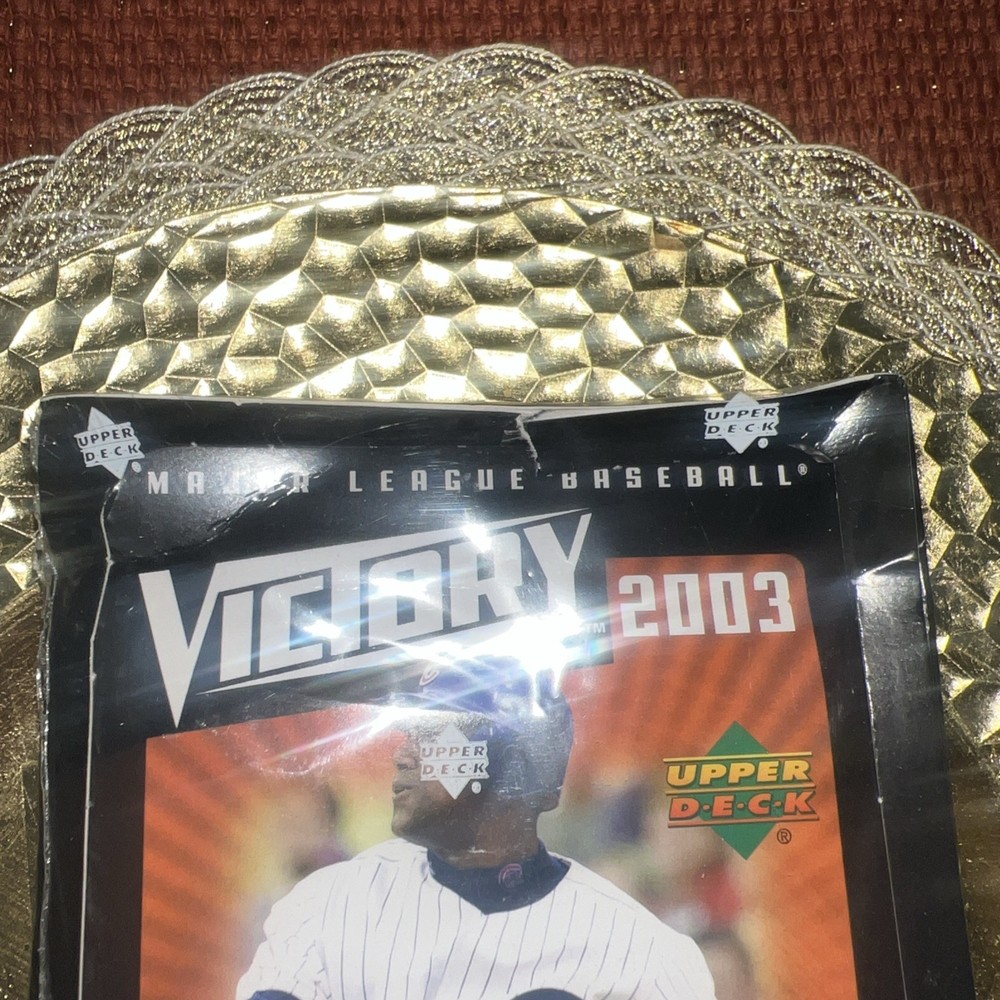 2003 UPPER DECK VICTORY HOBBY BASEBALL BOX 6/36 PACKS