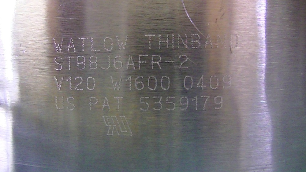 WATLOW THINBAND STB8J6AFR-2 8" diameter by 6" tall New