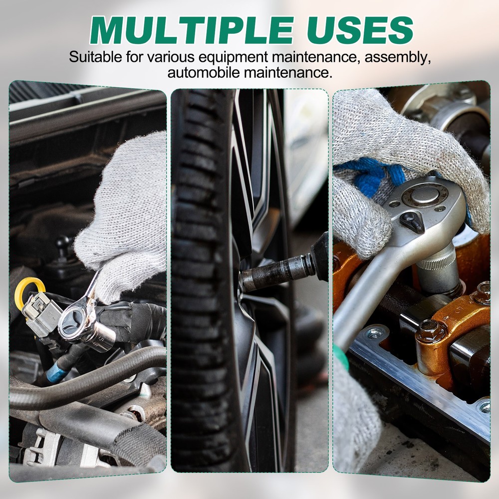 6 Points Deep Socket 1/2" Drive 21mm Nickel Plating Hex Socket 3.1" Long