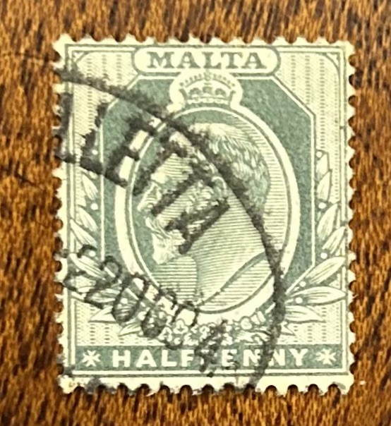 Malta: 1903. SC # 21, used.  ID #SC-02191