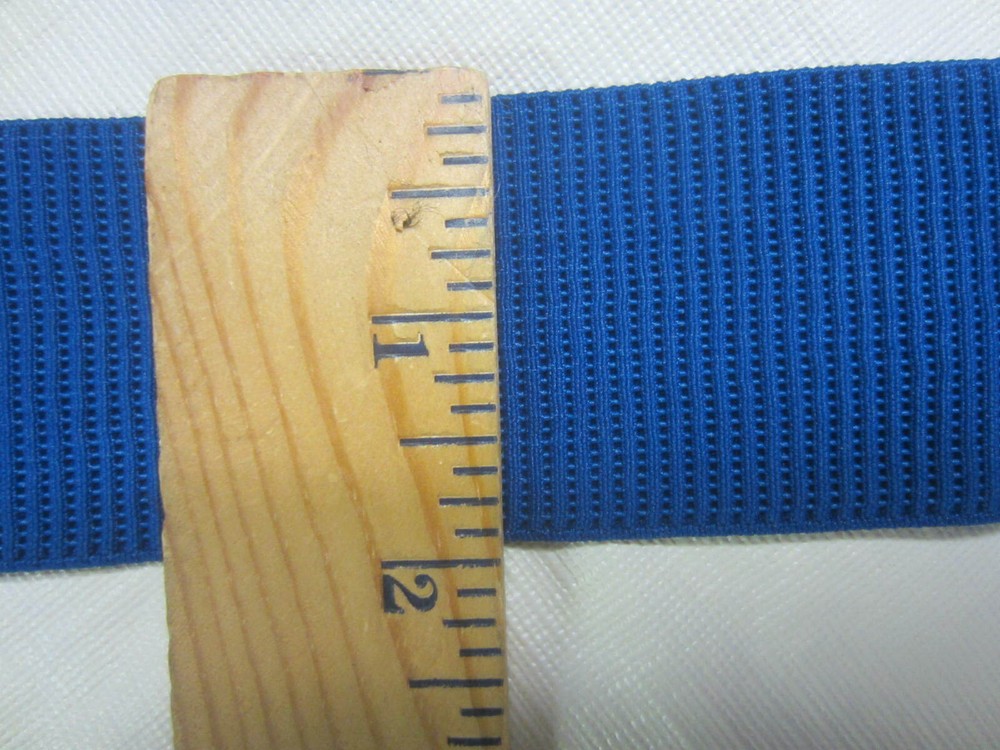 2" Wide Blue Elastic BTY