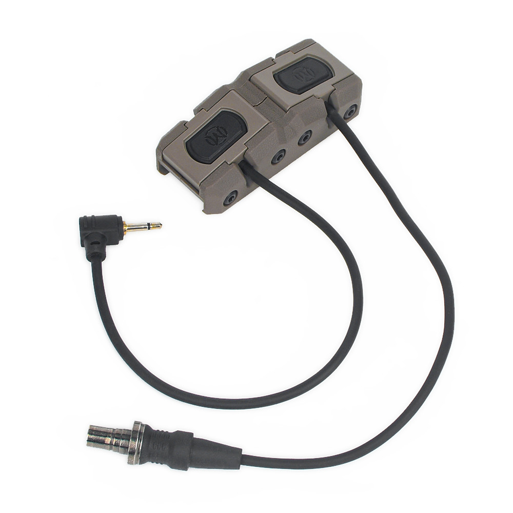 Tactical Flashlight Modbutton Switch Ramp Base Pressure Pad Slot Mount