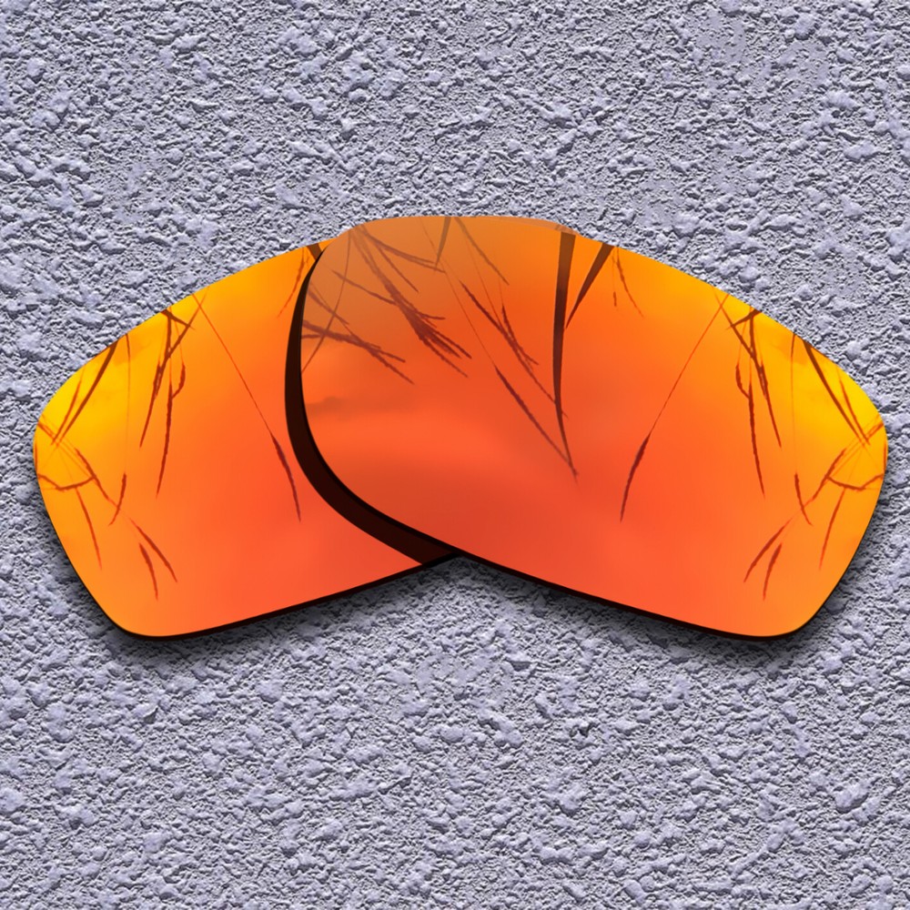 US Fire Red Antiscratch Replacement Lenses For-Oakley Fives Squared  Polarized