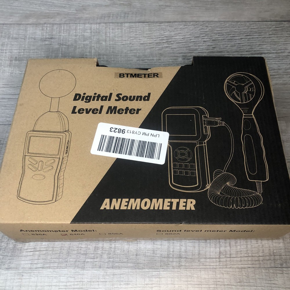 BTMETER Digital Anemometer Model 846A