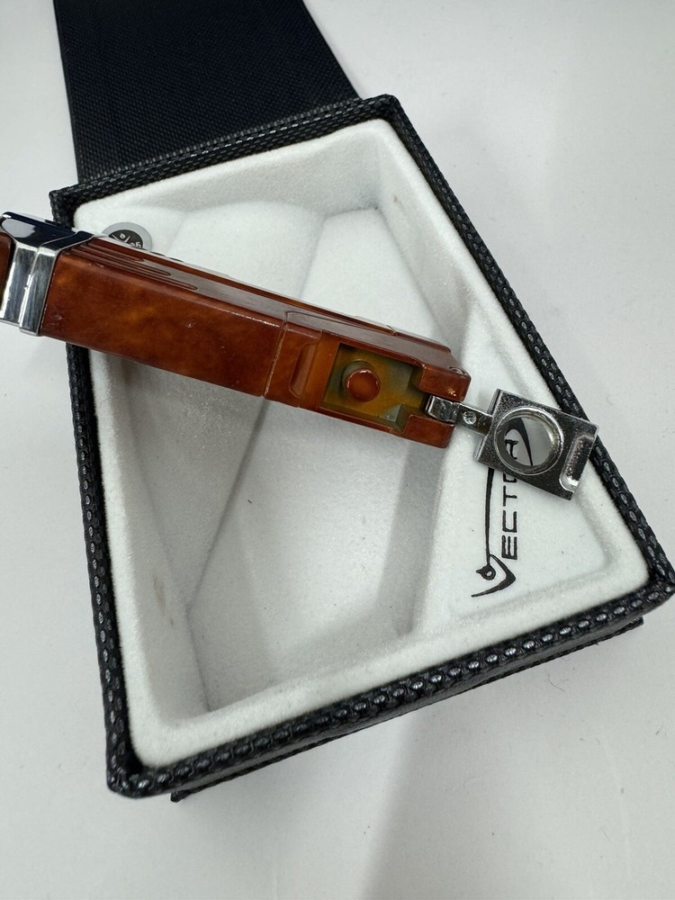 Vector Delta - Double Jet Flame Torch Lighter - Mahogany Marble - New