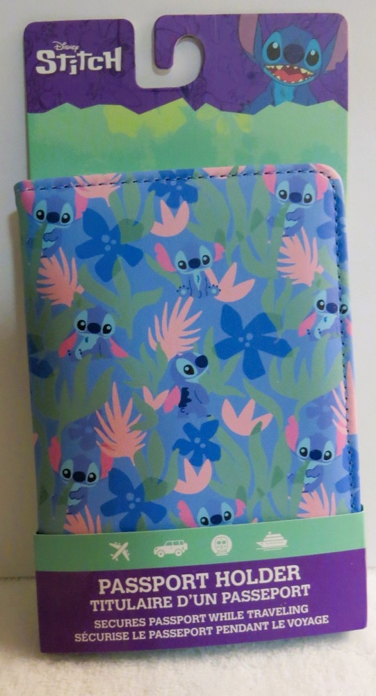 Disney Stitch Passport Holder NWT