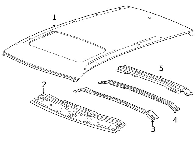 Genuine GM Center Bow 42766976