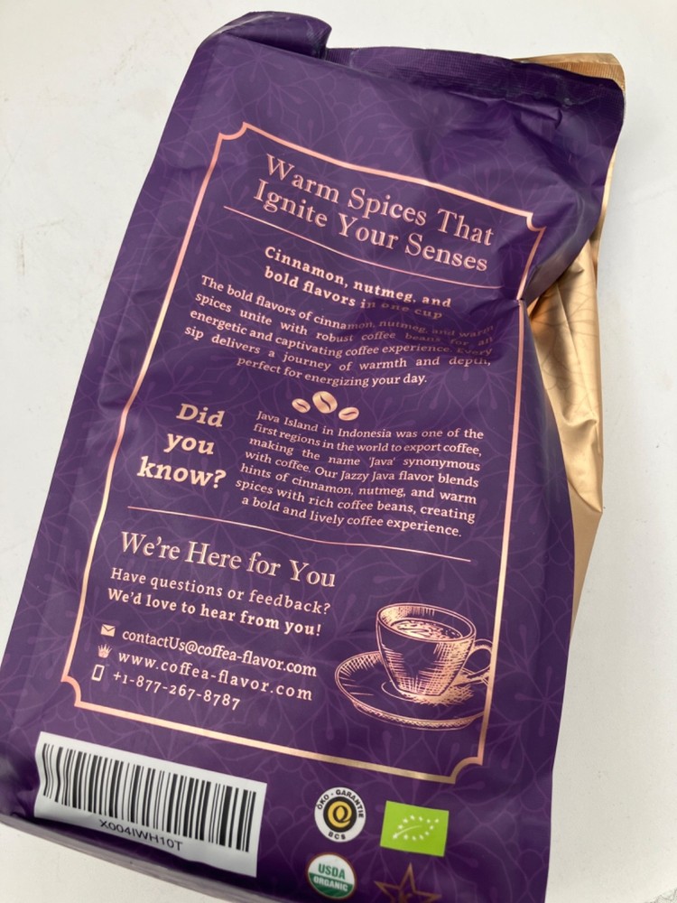 3 Pack 16 oz ea Jazzy Java Cinnamon, Rum, & Pecan Coffe Medium Roast 04/2026