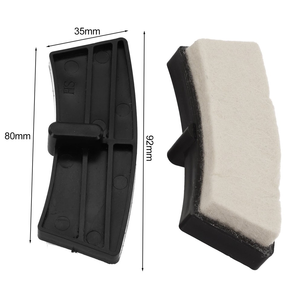 2pcs Resistance Pads for Exercise Bikes Noise Reduction & Enhanced Durability