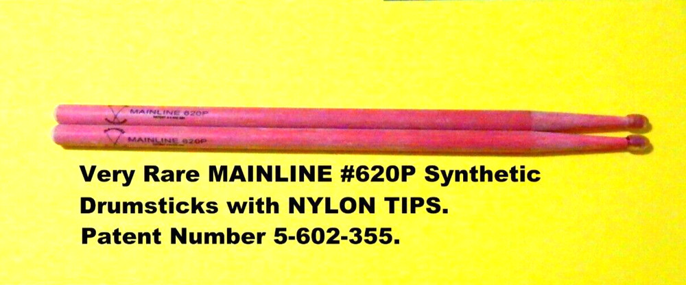 Mainline Synthetic Composite DRUMSTICKS, 620P Drumsticks (1)-pair