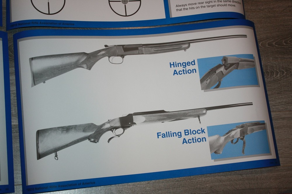 2010 NRA 8 POSTER SET RIFLE POSTERS