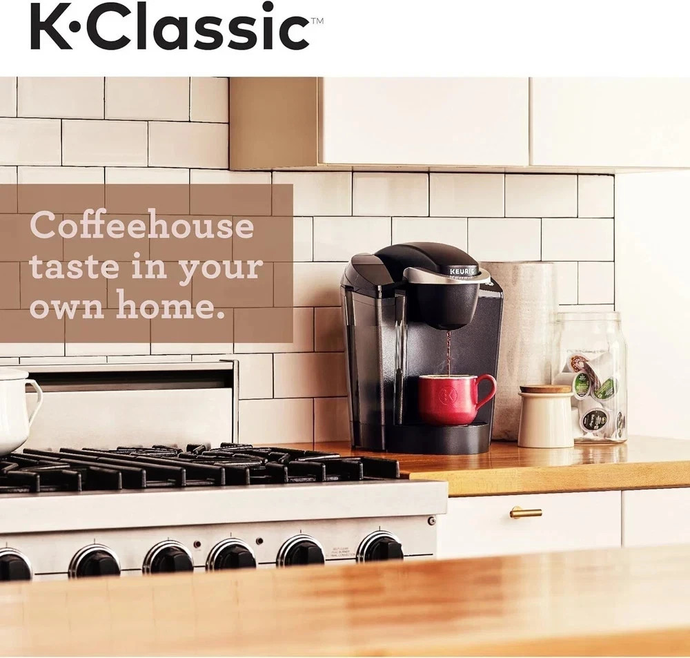 Keurig K-Classic Coffee Maker Programmable Single Serve K-Cup Pod 3 Brew Sizes