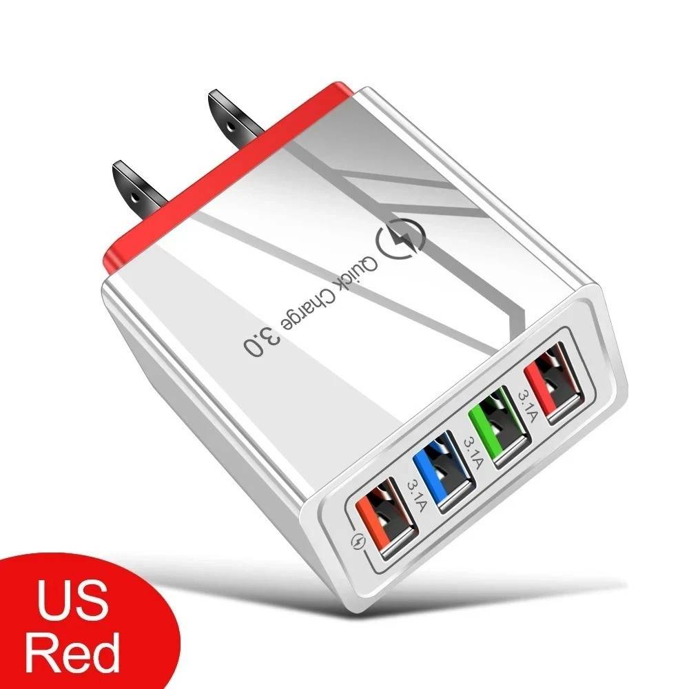 Hyper Charge Pro Charger – 4-Port Quick Charge for Android iPhone Fast Charging