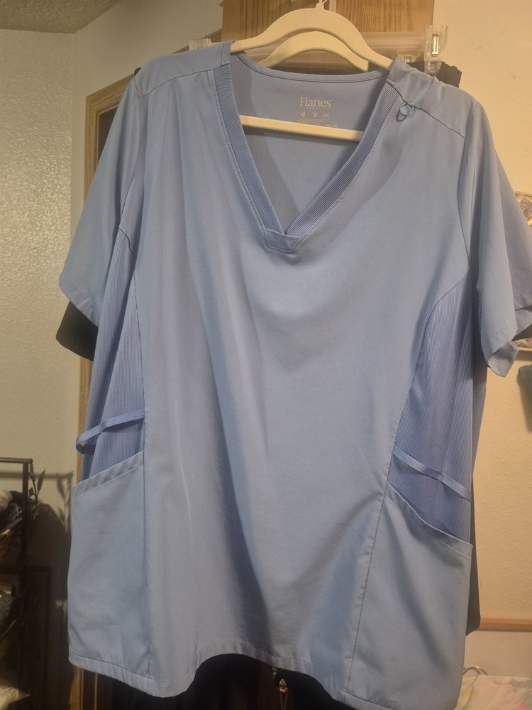 Plus Size Women's Scrub Tops