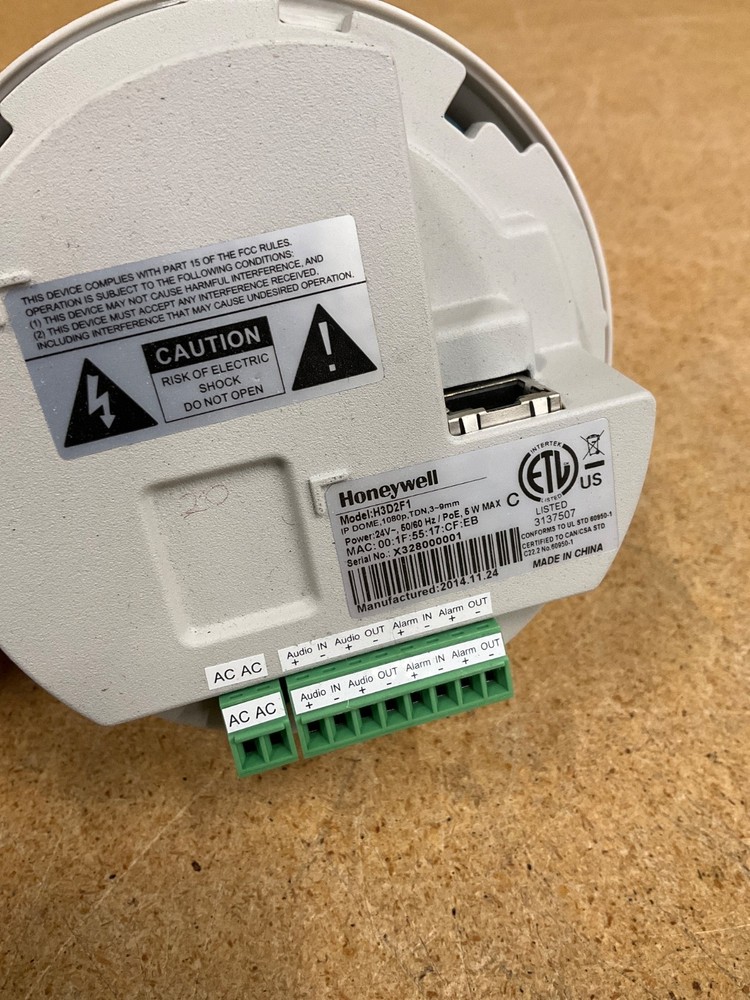 Honeywell H3D2F1 Security Camera