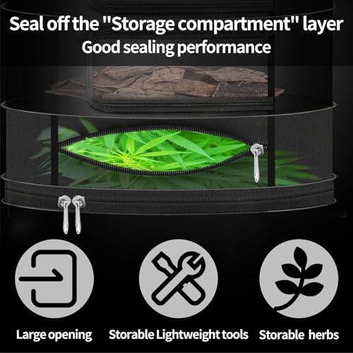 Herb Drying Rack Hanging Mesh, Large 9 Layer Plant Drying Rack Large 9-Layer
