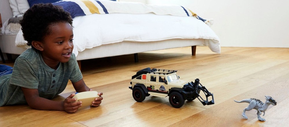 Jurassic World RC Jeep GLADIATOR Full Function Control + Dinosaur & Claw 🌟NEW🌟
