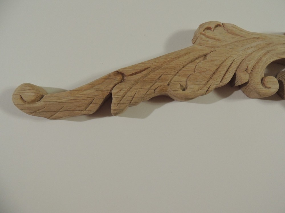 1 New Solid Oak Wood Crown Onlay, Woodworking