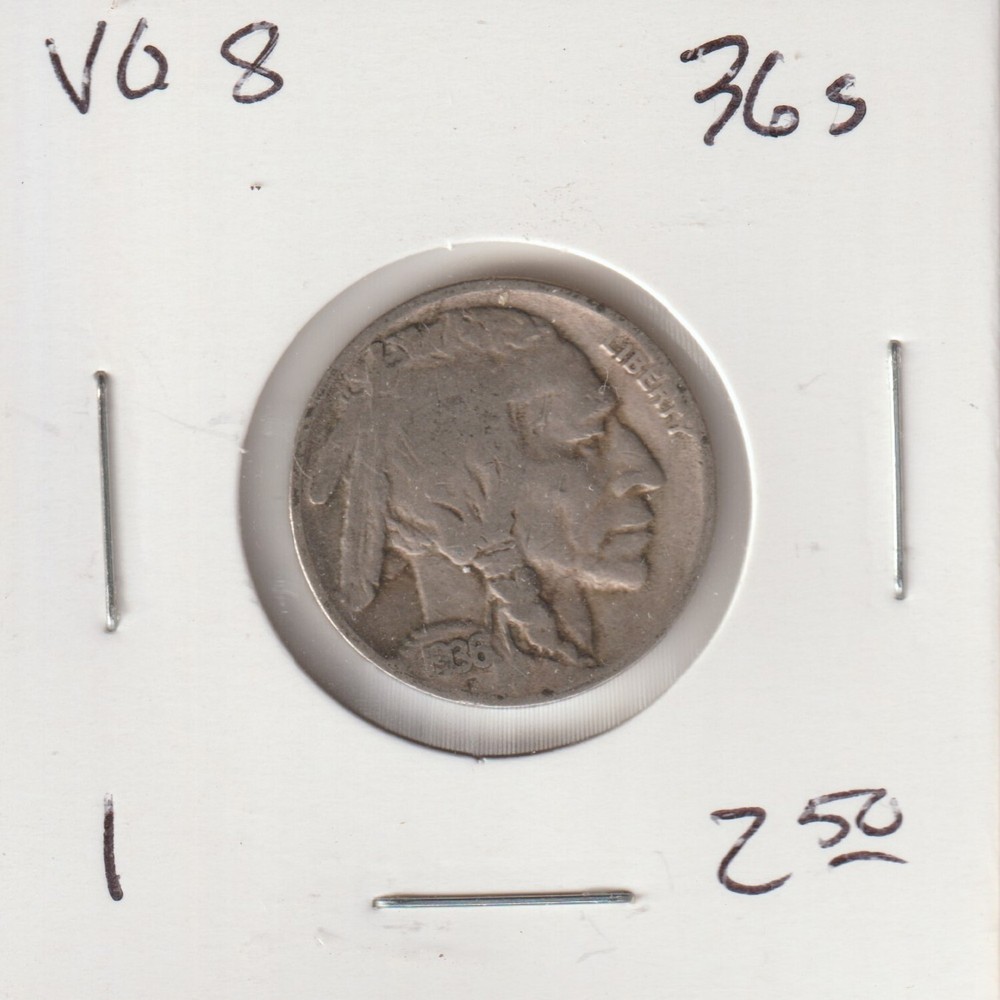 1936-S Buffalo Nickel @