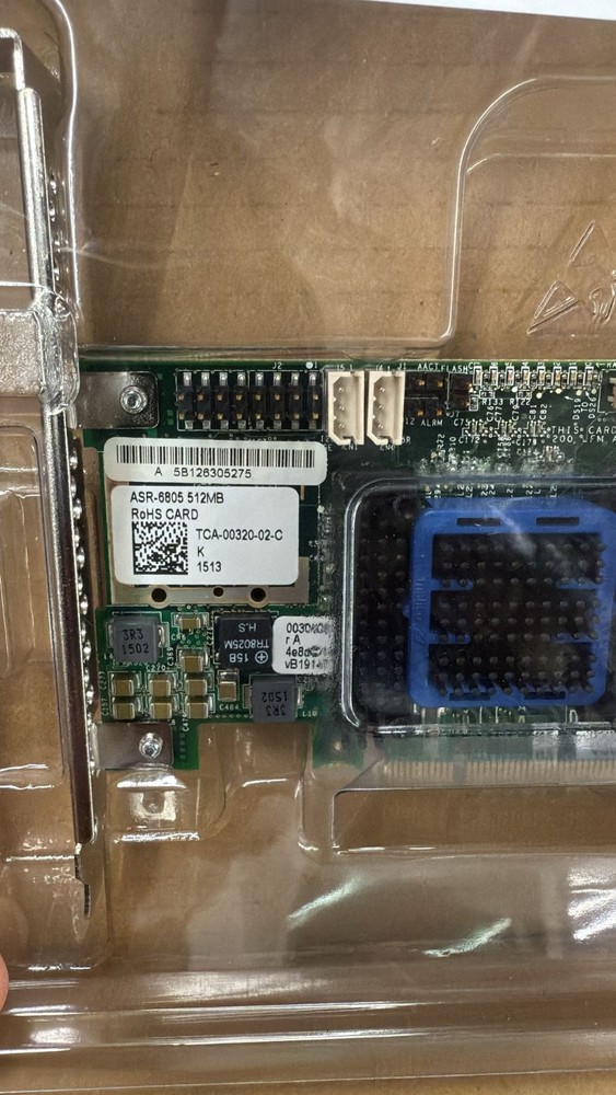 ADAPTEC ASR-6805 PCIe 2.0 X8 512MB Cache SAS RAID Controller Card