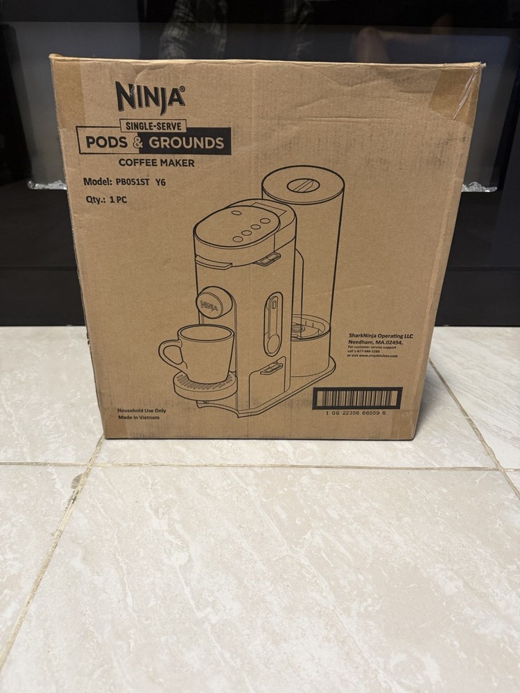 Ninja Pod & Grounds - Specialized single-portion coffee maker, compatible with K