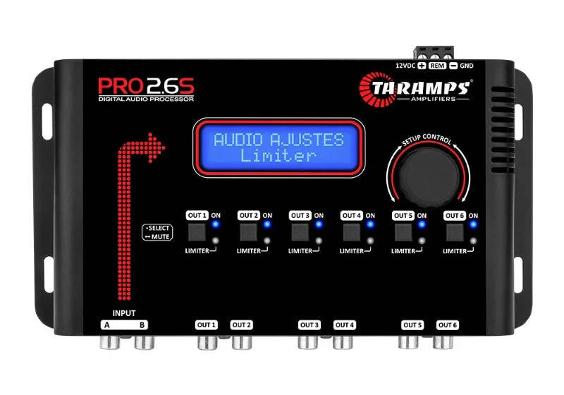 Taramp's Pro 2.6S Digital Signal Processor Equalizer 3-band Graphic BLACK
