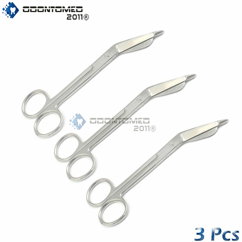 3 Lister Bandage Scissors 4.5" Surgical Instruments