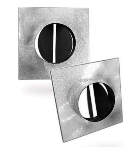 NECK ADAPTER FOR DUCT SQUARE CELILING  DIFFUSER LD4 Model: NA-LD-STR-Y 245x200