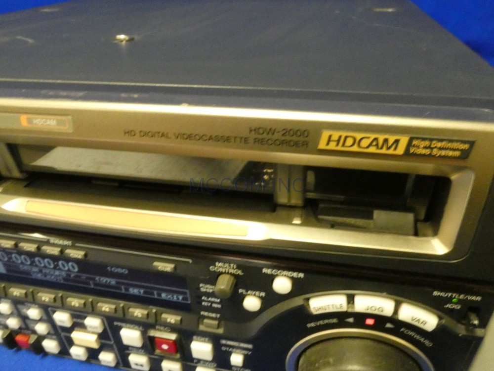 Sony HDW-2000 HDCAM Player w/ 1072 Drum Hrs