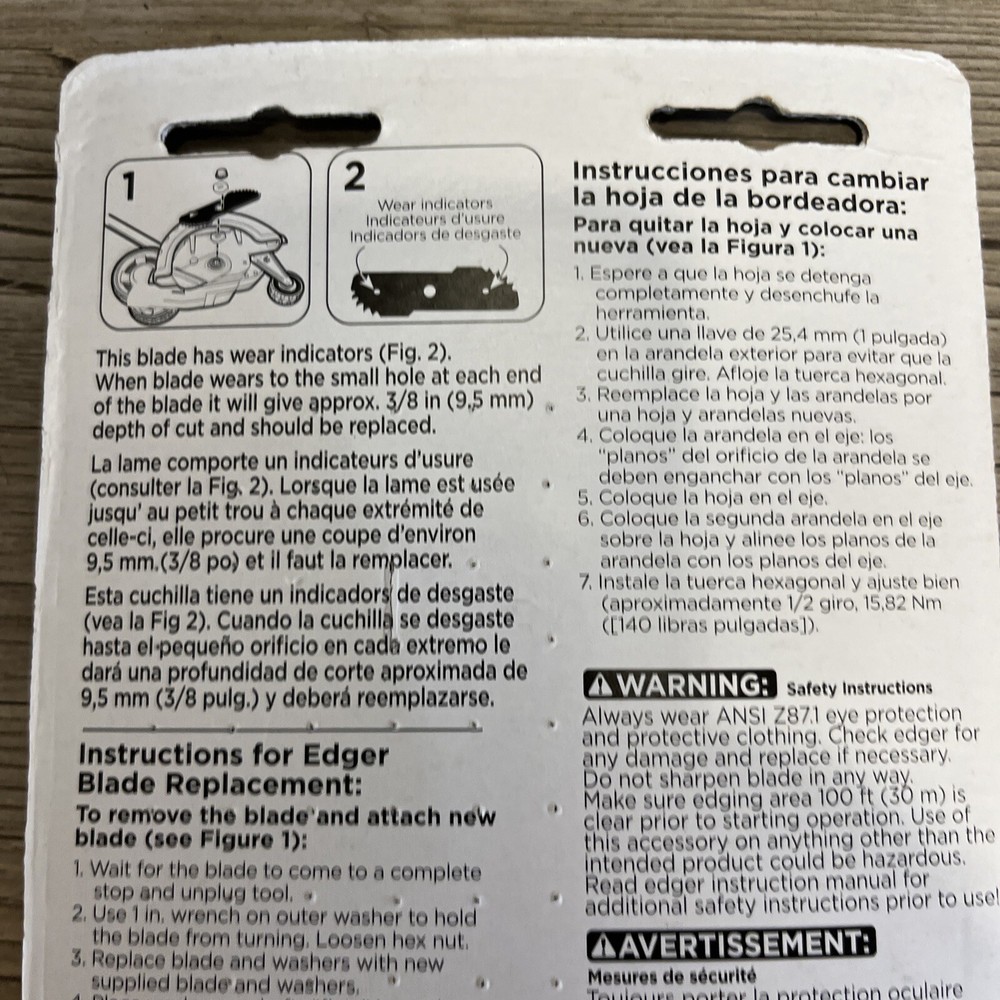 EB-007 7-1/2" Edge Hog Heavy-Duty Edger Replacement Blade Black & Decker