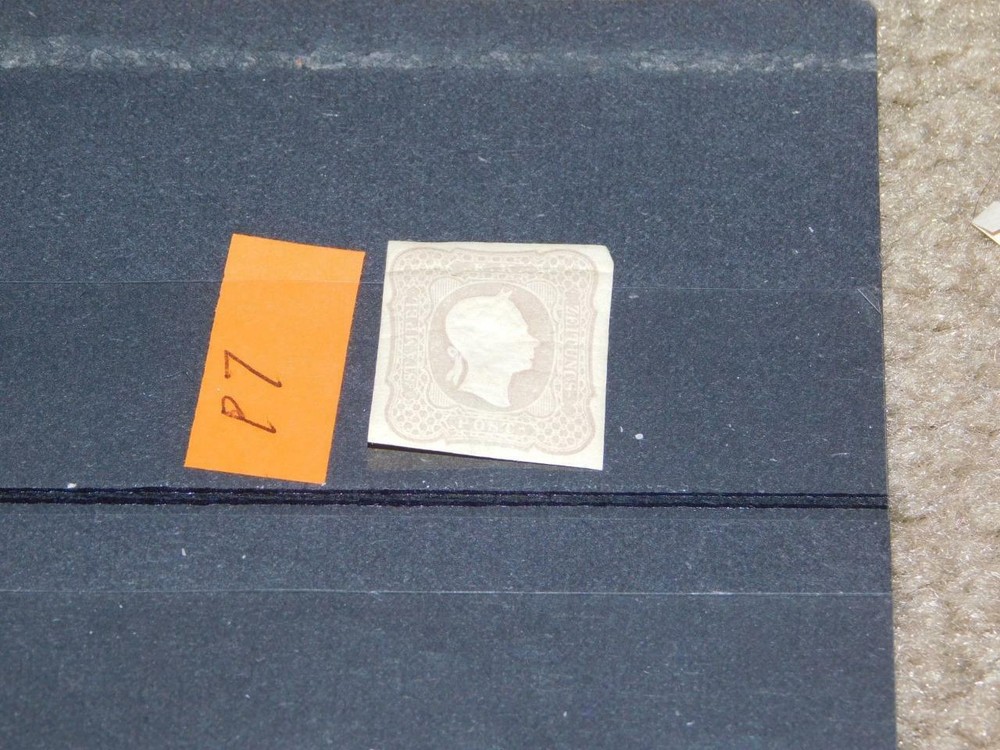 AUSTRIA, SCOTT# P7,  MINT HINGED, (SMALL THIN), COULD BE COPY OR REPRINT?