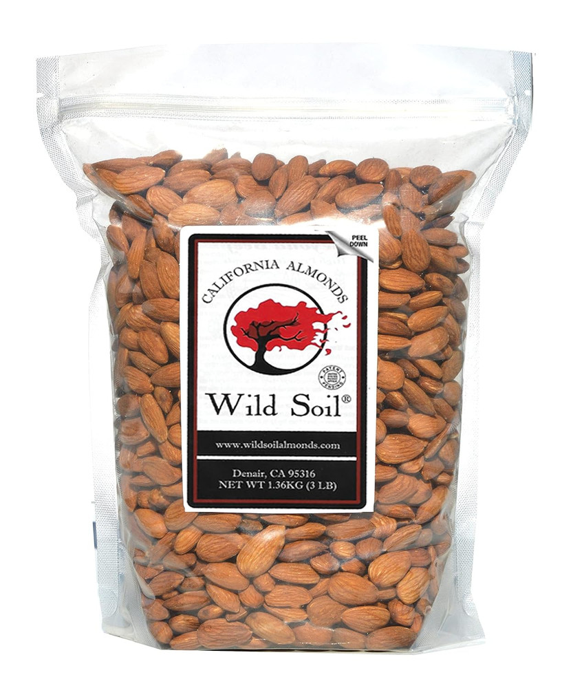 Wild Soil beyond Almonds Unflavored 20% Higher Protein than Other Almonds