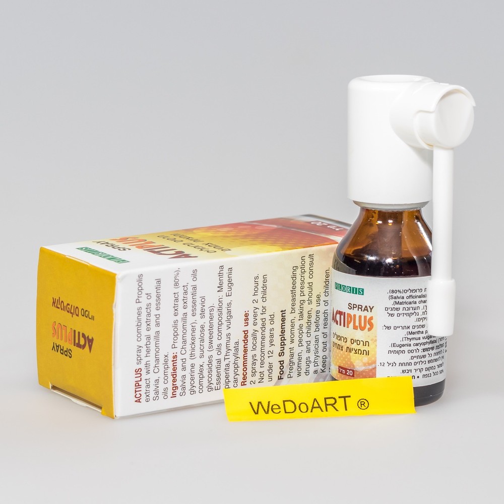 ActiPlus Throat Spray from Plant Extract & Propolis. 25ml