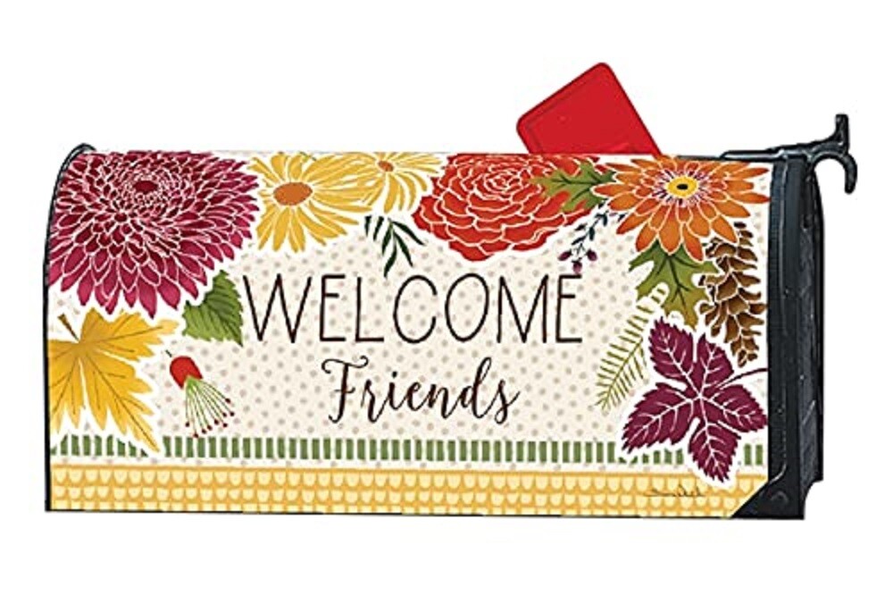 MailWraps - Mailbox Cover - Autumn Floral