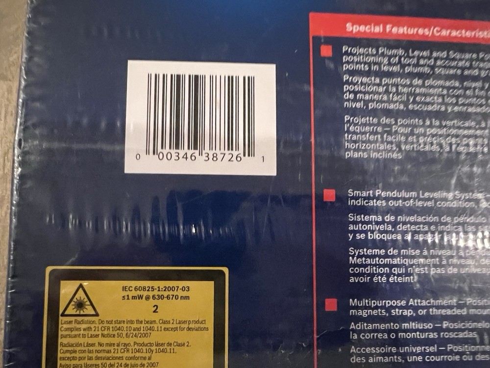 Bosch GPL5 5-Point Self-Leveling Plumb Alignment Laser