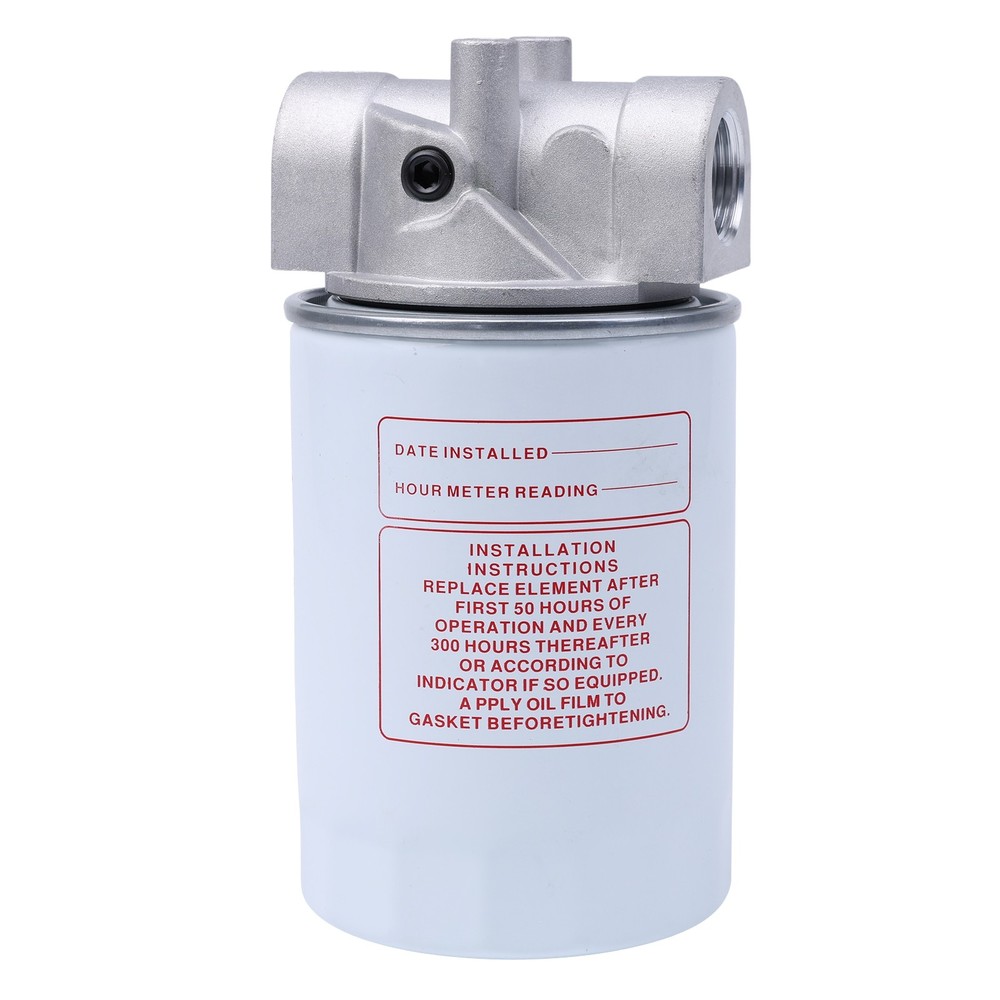 10 Micron Hydraulic Oil Filter Assembly, Spin-On Design, Return Line Filter with