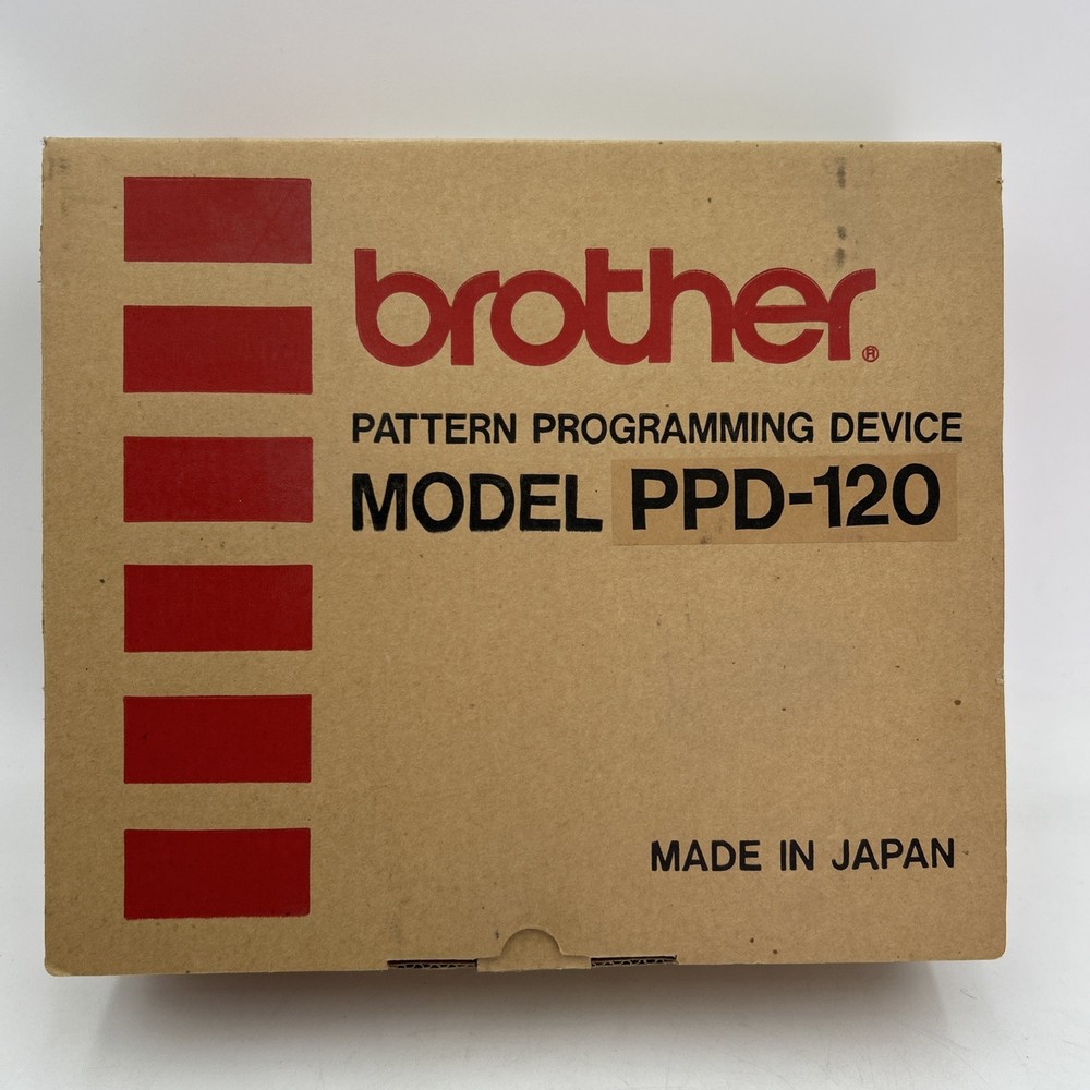 Brother PPD-120 KnitKing Pattern Programming Device Machine Cartridge III Boxed