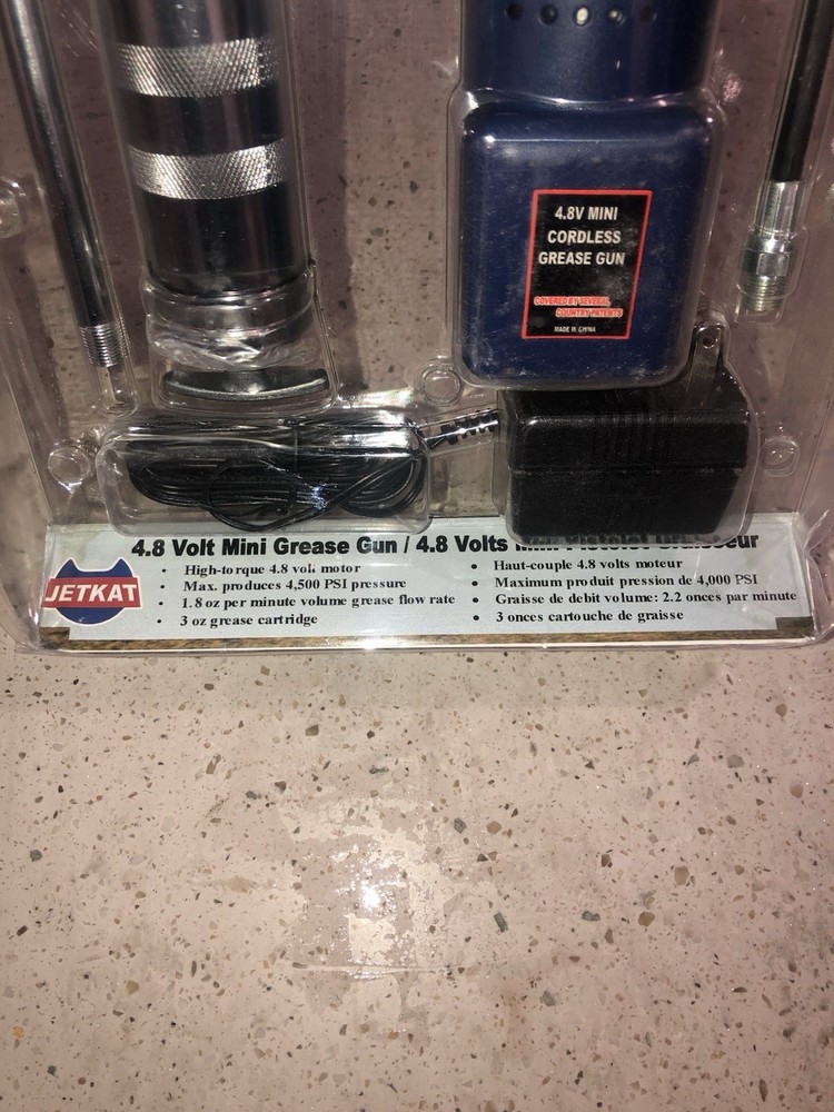 JETKAT 4.8 Volt Mini Cordless Grease Gun